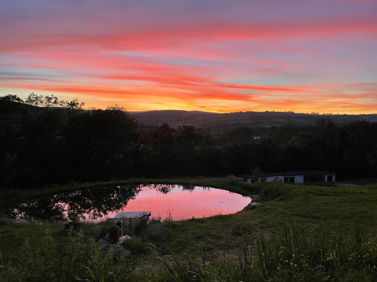 Stags View,Unique eco cabin, Dartmoor views South Brent Extérieur photo
